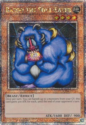 Image of Bazoo the Soul-Eater (Quarter Century Secret Rare) [RA03-EN111] Quarter Century Secret Rare