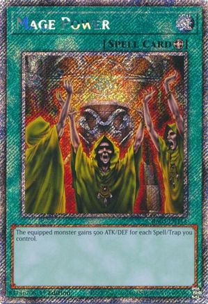 Image of Mage Power (Platinum Secret Rare) [RA03-EN113] Platinum Secret Rare