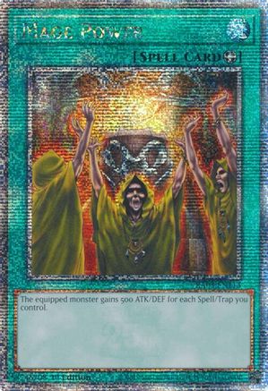 Image of Mage Power (Quarter Century Secret Rare) [RA03-EN113] Quarter Century Secret Rare