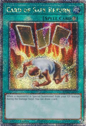 Image of Card of Safe Return (Quarter Century Secret Rare) [RA03-EN114] Quarter Century Secret Rare