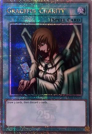 Image of Graceful Charity (Quarter Century Secret Rare) [RA03-EN116] Quarter Century Secret Rare