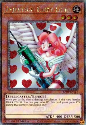 Image of Injection Fairy Lily (Quarter Century Secret Rare) [RA03-EN117] Quarter Century Secret Rare