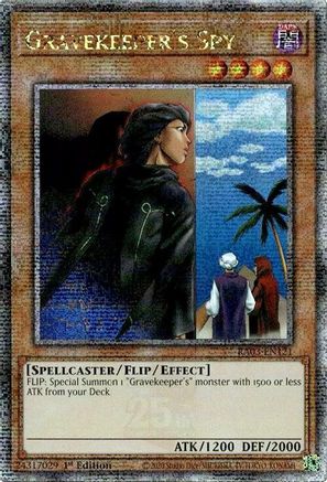 Image of Gravekeeper's Spy (Quarter Century Secret Rare) [RA03-EN121] Quarter Century Secret Rare