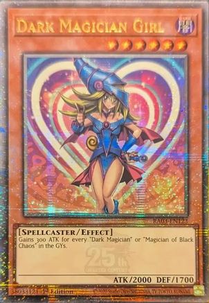 Image of Dark Magician Girl (Quarter Century Secret Rare) [RA03-EN123] Quarter Century Secret Rare