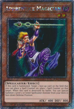 Image of Apprentice Magician (Platinum Secret Rare) [RA03-EN124] Platinum Secret Rare