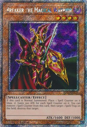 Image of Breaker the Magical Warrior (Platinum Secret Rare) [RA03-EN125] Platinum Secret Rare