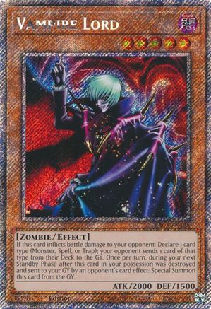 Image of Vampire Lord (Platinum Secret Rare) [RA03-EN128] Platinum Secret Rare