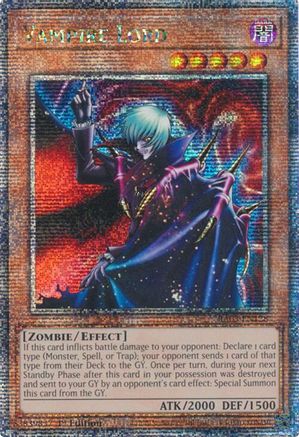 Image of Vampire Lord (Quarter Century Secret Rare) [RA03-EN128] Quarter Century Secret Rare