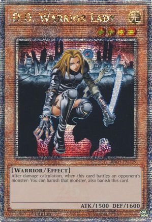 Image of D.D. Warrior Lady (Quarter Century Secret Rare) [RA03-EN129] Quarter Century Secret Rare