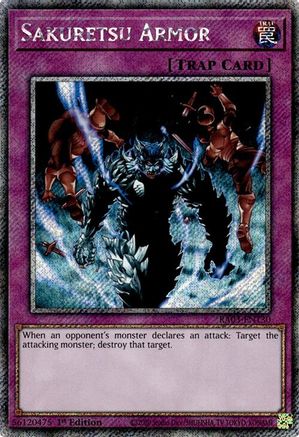 Image of Sakuretsu Armor (Platinum Secret Rare) [RA03-EN130] Platinum Secret Rare