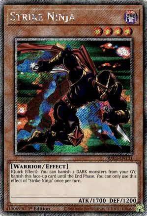 Image of Strike Ninja (Platinum Secret Rare) [RA03-EN131] Platinum Secret Rare