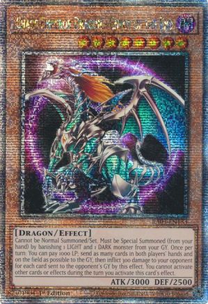 Image of Chaos Emperor Dragon - Envoy of the End (Quarter Century Secret Rare) [RA03-EN133] Quarter Century Secret Rare