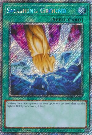 Image of Smashing Ground (Platinum Secret Rare) [RA03-EN135] Platinum Secret Rare
