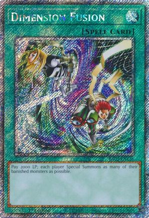 Image of Dimension Fusion (Platinum Secret Rare) [RA03-EN136] Platinum Secret Rare