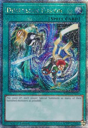 Image of Dimension Fusion (Quarter Century Secret Rare) [RA03-EN136] Quarter Century Secret Rare