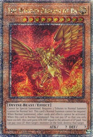 Image of The Winged Dragon of Ra (Quarter Century Secret Rare) [RA03-EN137] Quarter Century Secret Rare