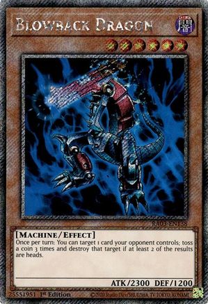 Image of Blowback Dragon (Platinum Secret Rare) [RA03-EN138] Platinum Secret Rare