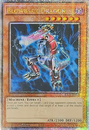 Image of Blowback Dragon (Quarter Century Secret Rare) [RA03-EN138] Quarter Century Secret Rare