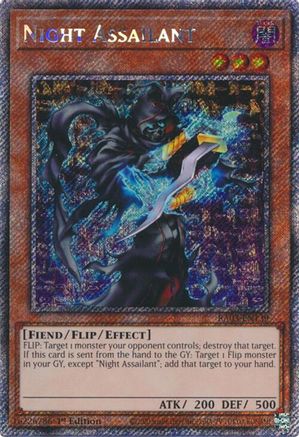 Image of Night Assailant (Platinum Secret Rare) [RA03-EN139] Platinum Secret Rare