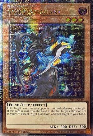 Image of Night Assailant (Quarter Century Secret Rare) [RA03-EN139] Quarter Century Secret Rare