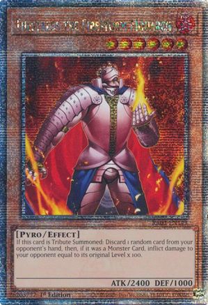 Image of Thestalos the Firestorm Monarch (Quarter Century Secret Rare) [RA03-EN143] Quarter Century Secret Rare