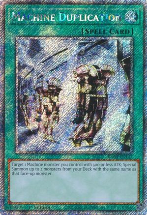 Image of Machine Duplication (Platinum Secret Rare) [RA03-EN145] Platinum Secret Rare