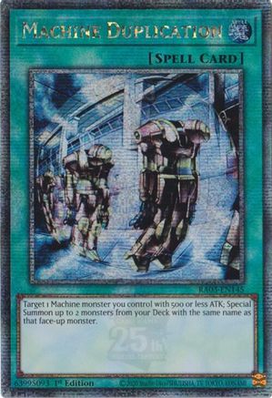 Image of Machine Duplication (Quarter Century Secret Rare) [RA03-EN145] Quarter Century Secret Rare