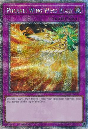 Image of Phoenix Wing Wind Blast (Quarter Century Secret Rare) [RA03-EN149] Quarter Century Secret Rare