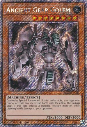 Image of Ancient Gear Golem (Platinum Secret Rare) [RA03-EN151] Platinum Secret Rare