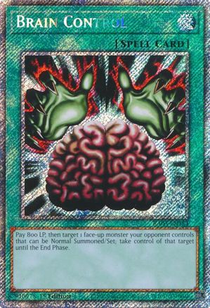Image of Brain Control (Platinum Secret Rare) [RA03-EN154] Platinum Secret Rare