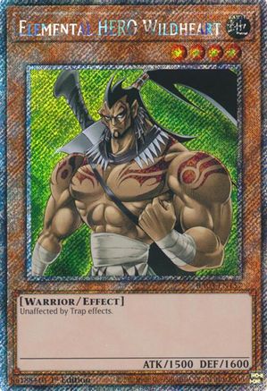 Image of Elemental HERO Wildheart (Platinum Secret Rare) [RA03-EN157] Platinum Secret Rare