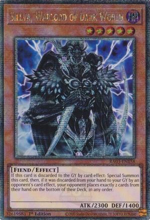 Image of Sillva, Warlord of Dark World (Quarter Century Secret Rare) [RA03-EN158] Quarter Century Secret Rare