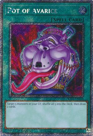 Image of Pot of Avarice (Platinum Secret Rare) [RA03-EN160] Platinum Secret Rare