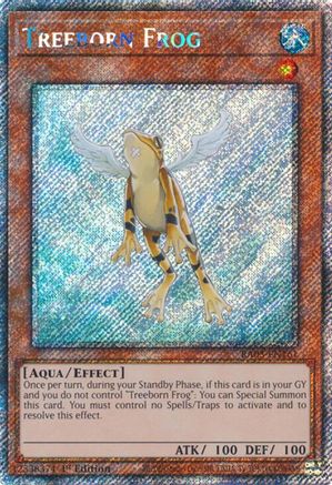 Image of Treeborn Frog (Platinum Secret Rare) [RA03-EN161] Platinum Secret Rare