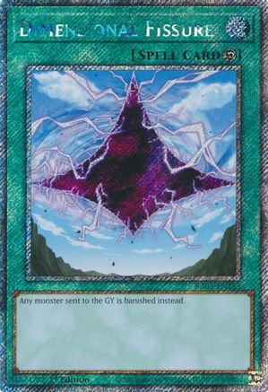 Image of Dimensional Fissure (Platinum Secret Rare) [RA03-EN163] Platinum Secret Rare