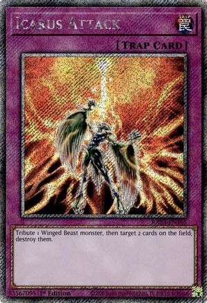 Image of Icarus Attack (Platinum Secret Rare) [RA03-EN165] Platinum Secret Rare