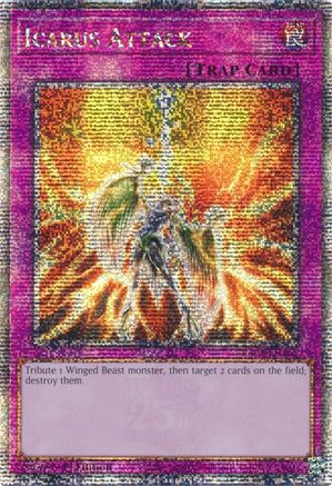 Image of Icarus Attack (Quarter Century Secret Rare) [RA03-EN165] Quarter Century Secret Rare