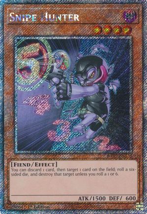Image of Snipe Hunter (Platinum Secret Rare) [RA03-EN170] Platinum Secret Rare