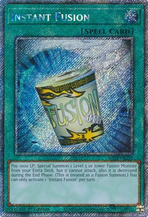 Image of Instant Fusion (Platinum Secret Rare) [RA03-EN171] Platinum Secret Rare