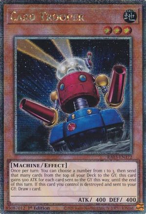 Image of Card Trooper (Quarter Century Secret Rare) [RA03-EN172] Quarter Century Secret Rare