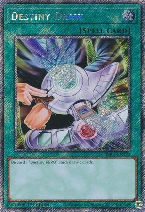 Image of Destiny Draw (Platinum Secret Rare) [RA03-EN173] Platinum Secret Rare