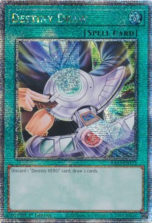 Image of Destiny Draw (Quarter Century Secret Rare) [RA03-EN173] Quarter Century Secret Rare