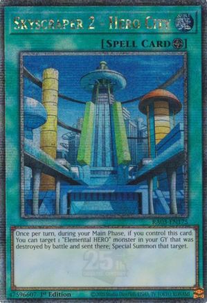 Image of Skyscraper 2 - Hero City (Quarter Century Secret Rare) [RA03-EN175] Quarter Century Secret Rare