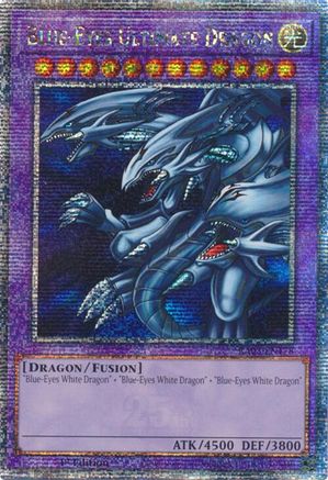Image of Blue-Eyes Ultimate Dragon (Quarter Century Secret Rare) [RA03-EN178] Quarter Century Secret Rare