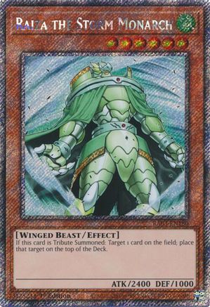 Image of Raiza the Storm Monarch (Platinum Secret Rare) [RA03-EN180] Platinum Secret Rare