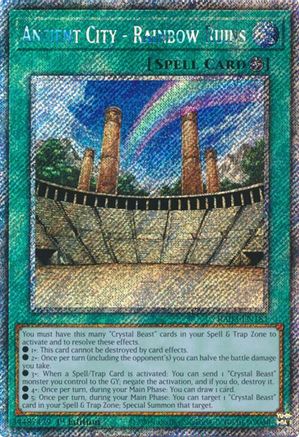 Image of Ancient City - Rainbow Ruins (Platinum Secret Rare) [RA03-EN181] Platinum Secret Rare