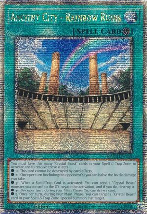 Image of Ancient City - Rainbow Ruins (Quarter Century Secret Rare) [RA03-EN181] Quarter Century Secret Rare