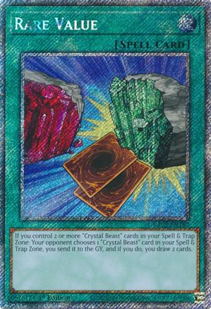 Image of Rare Value (Platinum Secret Rare) [RA03-EN182] Platinum Secret Rare