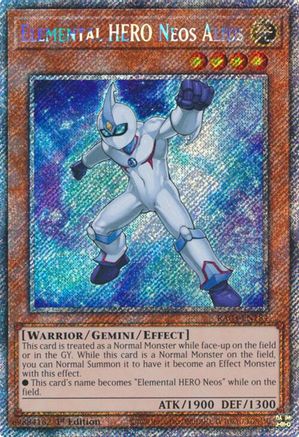 Image of Elemental HERO Neos Alius (Platinum Secret Rare) [RA03-EN184] Platinum Secret Rare