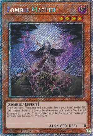 Image of Zombie Master (Platinum Secret Rare) [RA03-EN185] Platinum Secret Rare